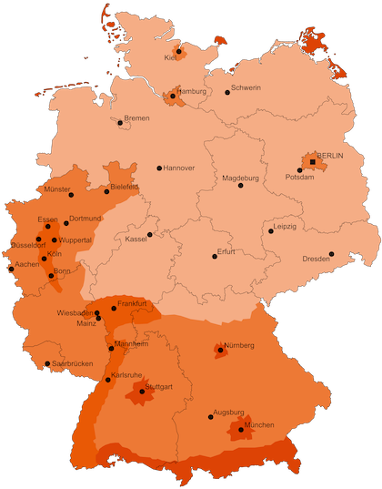 Deutschlandkarte